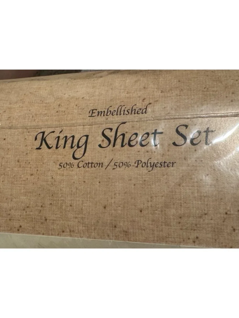 The Linen Closet Gingham Check King Sheet Set New Country Cottage Farmhouse Boho